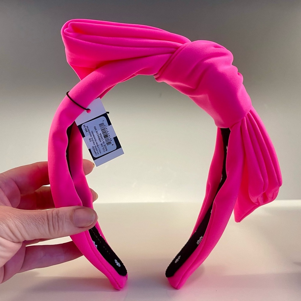 Atlantic Pacific x Lele Sadoughi Hibiscus Neoprene Holly Headband New with Tags - Picture 8 of 9